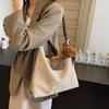 Bolsa Tote Estudantil Moderna e Casual de Nova Classe de Grande Capacidade 2025 Nova Mochila Retrô Outono e Inverno Bolsa Grande