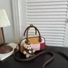 Bolsa transversal com textura simples e estilosa 2026 nova bolsa de ombro color block nicho chique bolsa de mão bolsa quadrada pequena para mulheres