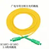 Cabo de Patch Cord Fibra Óptica de Praça para Praça de Rádio e Televisão 3.0 Dois Metros Amarelo SC APC Cabo de Conexão 2.0 Pigtail