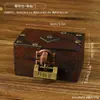 Caja de Almacenamiento de Madera Retro Hecha a Mano, Caja de Contraseña de Almacenamiento Antigua con Tapa Abatible, Caja de Madera Pequeña para Atrezzo de Rodaje de Películas y Televisión Chinas