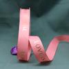 Cinta de Raso Personalizada de 2.5cm con Estampado en Caliente Love Embalaje para Boda Embalaje para Regalo Navidad Día de Año Nuevo