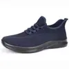 Tênis de Corrida Slip-On de Malha Estilo Simples para Homens, Sapatos de Caminhada Respiráveis com Solado Macio para Pessoas de Meia-Idade e Idosos, Sapatos Casuais Versáteis com Solado Grosso para Homens