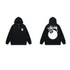 Sudadera con cremallera estilo europeo y americano transfronteriza con estampado de letras, número 8 negro, sudadera con cremallera casual unisex Stu