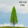 Modelo de mesa de areia musgo de árvore micro paisagem decoração fundo árvore verde falsa simulação modelo de paisagismo pinheiro DIY feito à mão