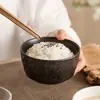 Tigelas de cerâmica estilo japonês para salada, sopas, frutas e sobremesas, tigelas de arroz para uso doméstico, tigelas de café da manhã, tigelas de aveia e tigelas esteticamente agradáveis para macarrão