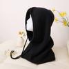 Atacado de fabricantes chapéus de tricô de caxemira da Mongólia Interior para homens e mulheres chapéus de lã quentes de inverno chapéus de caxemira para o frio golas com capuz