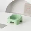Tazón de acero inoxidable para gatos con protección para el cuello, tazón elevado para comida de mascotas, tazón anti-derrames para comida de gatos, dispensador de agua, suministros de alimentación para gatos