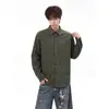 Camisa casual versátil tie-dye, corte elegante y relajado, holgada y fluida, nueva camisa de manga larga 2026 para hombre, talla grande