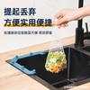 Filtro Desechable de Cocina Colador de Fregadero Rejilla para Residuos de Comida Soporte Triangular