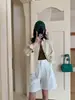 Camisa de Color Sólido de Manga Larga 2026 Nuevo Estilo Artístico Simple Solapa Diseño de Botones Individuales Top Casual Versátil para Mujer