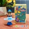 Chaveiro Pingente Autêntico Desenho Animado Shin-Chan Super-Homem Dinâmico Carro Chaveiro Boneca Fofa para Bolsa Decoração
