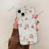 Popular Tulipán Rosa de Amazon para iPhone 16 Estilo Dulce Ultra-Delgado Carcasa Blanda Manzana 17Pm Funda de Teléfono Transparente