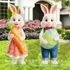 Cartel de Jardín de Pascua con Nuevo Diseño Transfronterizo, Lazo y Huevo de Colores para Exteriores, Acera y Césped