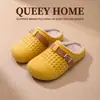 Nuevas Pantuflas de Algodón Impermeables 2026 para Mujer, Invierno Interior Hogar Antiolor Cálidas Antideslizantes de Felpa de Algodón, Se Pueden Usar al Aire Libre