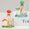 Nova Garrafa da Sorte Desenho Animado Fofo Pet Desejos Ornamento de Mesa para Casa Animal Pequeno Garrafa de Vidro Decoração de Armazenamento para Meninas