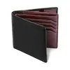 Carteira Curta Masculina de Couro Nappa para Exportação, Carteira de Couro de Folhas Soltas com 70% de Desconto, Carteira Porta-Moedas Color Block da Amazon Japonesa