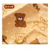 Cobertor de seda de algodão lençol de cama algodão artificial colcha de verão cobertor de bebê colcha fina de dupla camada para bebê colcha de verão de seda de algodão para crianças
