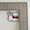 Nuevo Gatito Hueso de Pescado Acrílico Accesorios DIY Accesorios para Funda de Teléfono Parche para Zapatos con Agujero Pasador Accesorios para el Cabello Material