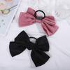 Pinza de Resorte Roja Diadema de Lazo Grande Horquilla para el Cabello Femenina Coreana Pinza Superior Horquilla Diadema Retro