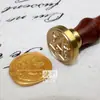 Carimbos de Selo de Cera Personalizados com Vários Padrões de Letra Única, Apresentando Cabos de Jacarandá e Cabeças de Selagem de Cobre para Envelopes