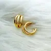 Pendientes Mujer 2020 Nueva Moda Elegantes Coreanos Celebridad de Internet Círculo Metálico Tachuelas Oreja Moda Distintivos Exagerados Accesorios Oreja Mujer