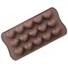 Conjunto de 1 Forma de Silicone para Chocolate em Formato de Coração com Design de Gota D'água Ideal para Fazer Chocolates Caseiros Doces e Sabão Forma Flexível Antiaderente e Resistente ao Calor para Assar e Projetos DIY