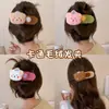 Pinza de Pato de Pudín de Peluche, Pasador Lindo y Versátil, Pinza para el Cabello de Dibujos Animados Elegante, Accesorio para el Cabello de Alta Gama Estilo Coreano