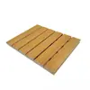 Tablero insonorizante de madera ranurada ignífugo retardante de llama de alta calidad, tablero insonorizante de madera para sala de reuniones personalizado, decoración de pared, aislamiento acústico
