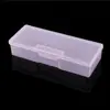 Caja de Almacenamiento de Herramientas para Uñas Caja de Joyería con Hebilla Tira Larga de 19 cm Caja de Plástico Engrosada Conjunto de Herramientas para Uñas Taobao