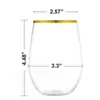 Conjunto de 16oz de Vidro Transparente Amazon para Casa Festa Particular Suco de Leite Bebida Whiskey Estilo Ins