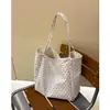 Bolsa de Lona de Gran Capacidad Estilo Japonés y Coreano 2026 Lunares Nuevo Bolso Tote de Hombro Estilo Coreano para Estudiantes y Chicas Versátil para el Viaje Diario