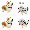 Balão de Filme de Alumínio Cachorro Corgi Andante Cachorrinho de Estimação Cachorro Anão Balão de Empurrar Brinquedo Infantil Balão Atacado