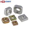 Porca Quadrada Repuxada a Frio Porca Quadrada de Quatro Cantos Galvanizada Porca Quadrada Niquelada Cor Natural do Zinco Porca Quadrada Fina M4M5M6M8
