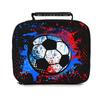 Impresión de fútbol DIY estudiante oficinista universal moda bolsa de almuerzo portátil