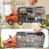 Ventas Calientes Transfronterizas Coche Contenedor de Juguete de Dinosaurio para Niños Tiranosaurio Rex Coche de Almacenamiento Coche de Retroceso Regalo para Niño