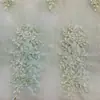 Posicionamento Tecido Bordado com Lantejoulas de Flor Primavera e Verão Novo Sapato Bolsa Roupa Rede de Poliéster Tecido de Vestido Feminino