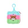 Bolsa de Silicona Arcoíris para Niños Billetera para Monedas de Estudiante Bolsa para Tarjetas Bolsa Grande Colgante Bolsa con Agujeros DIY Bolsa para Auriculares de Pareja