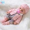 Muñeca de renacimiento linda muñeca bebé niña juguete pegamento suave bebé recién nacido muñeca de mano muñeca al por mayor