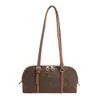Bolsas de Luxo para Mulheres 2026 Nova Bolsa Concha Estampa Retro Bolsa de Trabalho Versátil Bolsa de Ombro Elegante