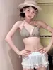 Bikini de dos piezas estilo nuevo 2026 para mujer, que disimula el abdomen y estiliza, adecuado para vacaciones en la playa y baños en aguas termales [Disponible para Dropshipping]