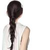 Trenzas de Peluca, Trenzas de Cola de Pez, Elegante Relajado, Cabello Trenzado, Trenzas, Pelucas de Cola de Caballo Artificiales Atadas Bajas para Mujeres