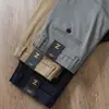 Estación Europea Verano Delgado Algodón Lyocell Dosificación Elástico Suave Transpirable Hombres Gris Negocio Rectos Casuales Pantalones