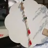 Novo Cheongsam Estilo Chinês com Acessório Vermelho Versátil para Noivado e Brindes de Casamento, Acessório Ruyi, Ornamento Pingente para Vestido