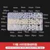 Materiales DIY de Perlas Perlas Decorativas Blanco Roto de Agujero Recto Cuentas en Hilo Accesorios para Joyería Perla de Imitación ABS Hecha a Mano Perlas Sueltas