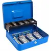 Nova Caixa de Dinheiro com Senha Trancável Caixa de Metal Caixa Pequena Grande Capacidade Mealheiro Doméstico Caixa Anti-Roubo Empurra-Puxa