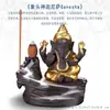 Kuqi Arena Púrpura Figura Decoración del Hogar Elefante Indio Cabeza de Elefante Dios Ganesha Línea Fragancia Quemadores de Incienso de Flujo Inverso