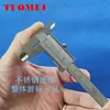 Fabricante Tuomei Calibrador Vernier Mini Bolsillo con Solapa de Acero Inoxidable de Grado Industrial de Precisión 0-70x0.05mm