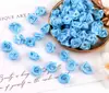 Flores de Rosa de Cinta de Satén de 1.5 cm, Accesorios para el Cabello DIY, Decoraciones para Zapatos y Sombreros, Decoraciones para Ropa Interior, Flores de Rosa de Cinco Puntas de Cinta Hechas a Mano