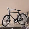 Adornos creativos de bicicleta de hierro retro de 28 barras, modelo de bicicleta antigua, juguetes, decoración de escritorio