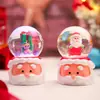 Calcetín de Navidad de producto nuevo transfronterizo, mini bola de agua, adorno de bola de cristal brillante para regalo de Navidad